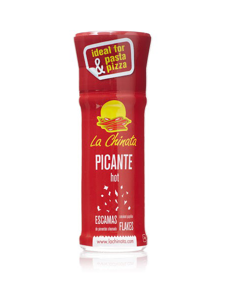 La Chinata Hot Smoked Paprika Flakes Grinder 24 gr. - Oliva Oliva