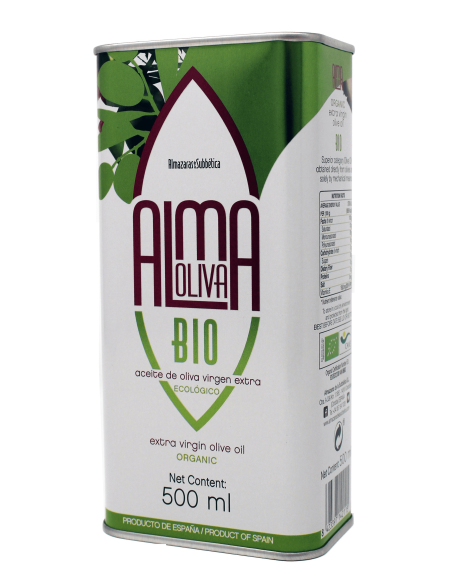 Almaoliva BIO Bidon métal 500 ml. - Oliva Oliva