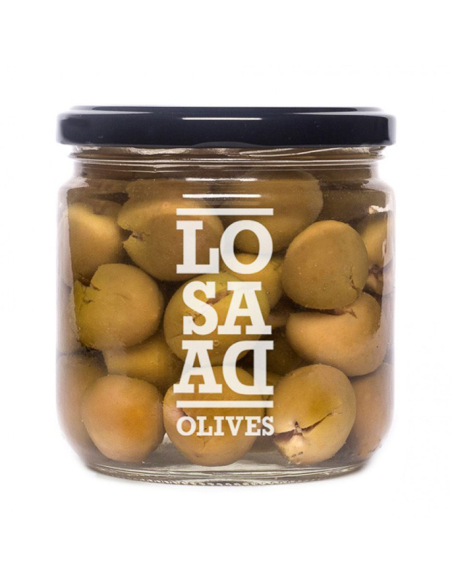 Aceitunas Losada Aloreña Oliven Glas 345 gr. - Oliva Oliva