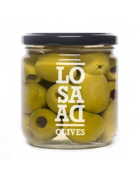 Aceitunas Losada Olives Gordal dénoyautées Pot 345 gr. - Oliva Oliva