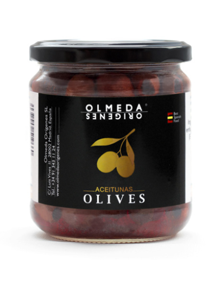 Olmeda Orígenes Pitted Cuquillo Olives Jar 370 gr. - Oliva Oliva