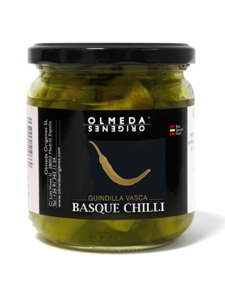 Olmeda Orígenes Piment Basque Pot en verre 370 gr. - Oliva Oliva