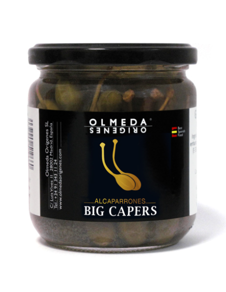 Olmeda Orígenes Big Capers Jar 370 gr. - Oliva Oliva