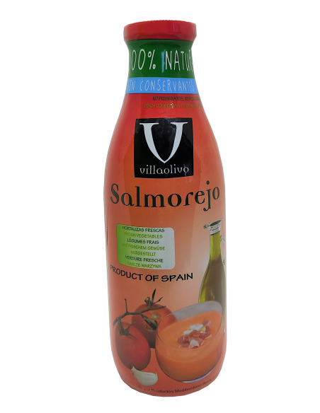 Villaolivo Salmorejo Glutenfreiem Glasflasche 1L - Oliva Oliva