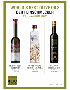 Mejores Aceites del Mundo Olio Award 2022 - Caja madera 3x500 ml. 2