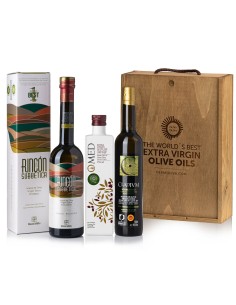 Besten Olivenöle Der Welt Olio Award 2022 im Holzkiste - Oliva Oliva
