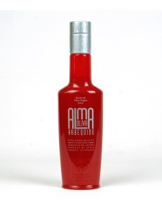 aceite de oliva almaoliva arbequina botella vidrio 250 ml frontal