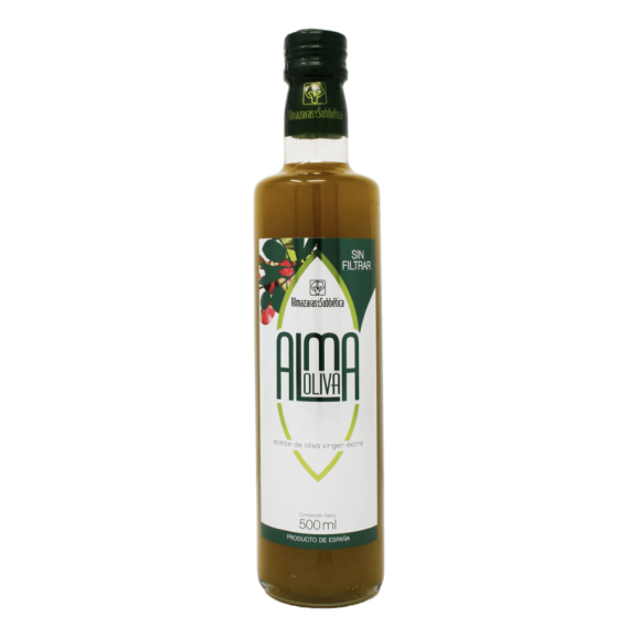 Almaoliva Fraîche Non Filtrée Bouteille en verre 500 ml. - Oliva Oliva