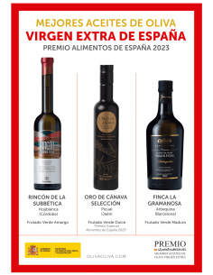 Meilleures Huiles d'Olive d'Espagne 2023 Coffret bois - Oliva Oliva 2