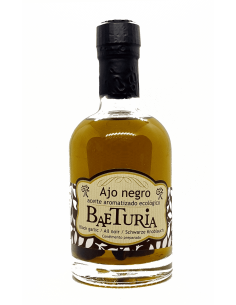Baeturia aromatisiert Öl schwarzer Knoblauch - 250 ml.