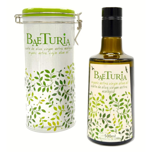Baeturia Veridis Coffret métallique 500 ml. - Oliva Oliva