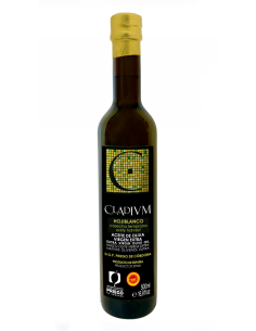 Cladium Hojiblanco Bouteille verre 500 ml.