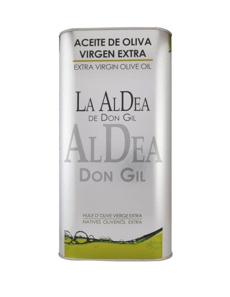 lata de aceite de oliva de 5 litros de la aldea de don gil