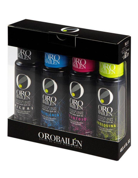 Oro Bailén 4 Variedades - Estuche con ventana 4x100 ml.