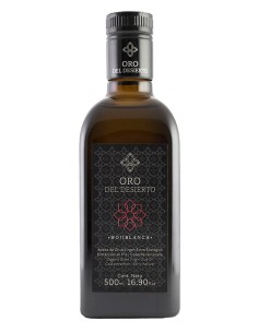 Oro del Desierto Hojiblanca Squared glass bottle 500 ml. - Oliva Oliva
