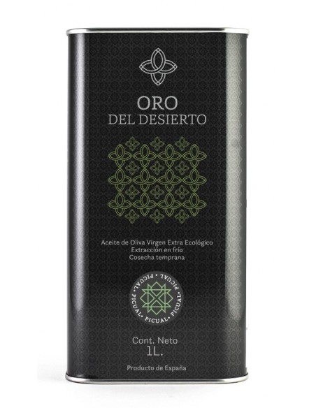 Oro del Desierto Picual Bidon métal 1 l. - Oliva Oliva