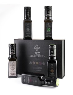 Oro del Desierto Geschenkpackung 5 Glasflaschen 100 ml. - Oliva Oliva