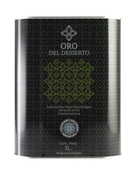 Oro del Desierto Arbequina Tin 3 l. - Oliva Oliva