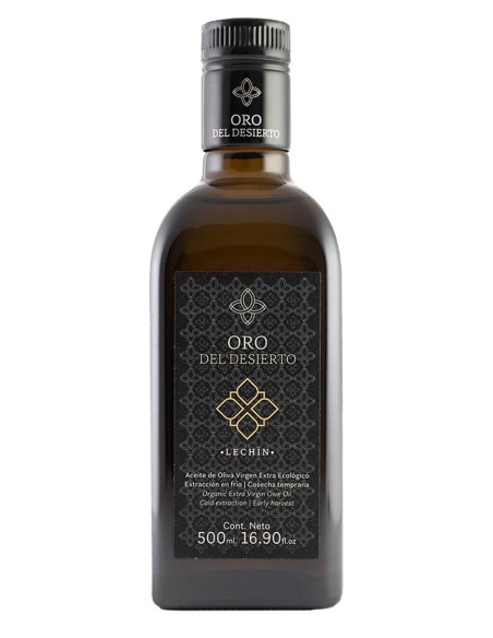 Oro del Desierto Lechín Quadratische Glasflasche 500 ml. - Oliva Oliva
