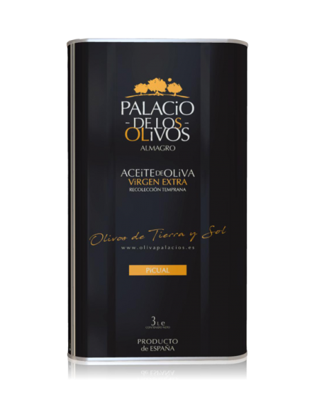 Palacio de los Olivos Picual Bidon métal 3 l. - Oliva Oliva
