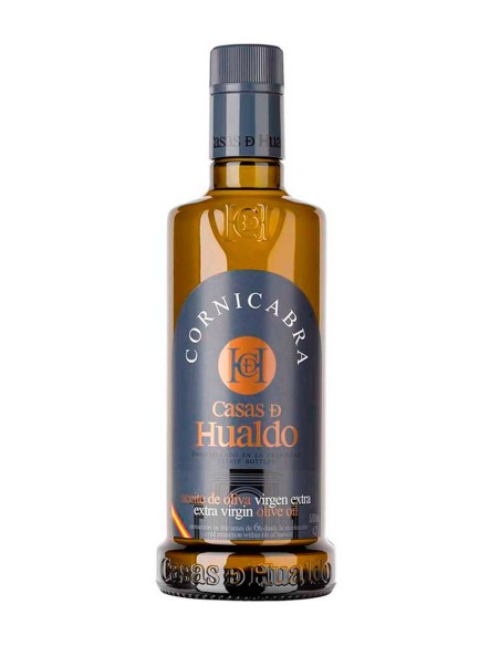 olivenöl  casas de hualdo cornicabra glasflasche 500 ml