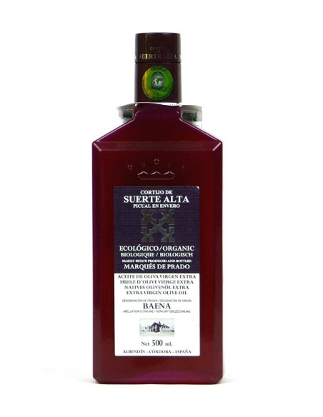 Cortijo de Suerte Alta Picual Botella de vidrio 500 ml. - Oliva Oliva