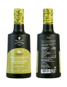 Molino de la Calzada Arbequina Bell Bouteille 500 ml. - Oliva Oliva 2