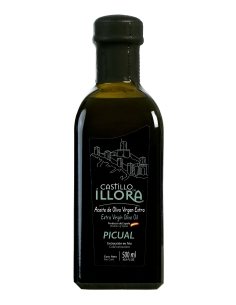 Castillo de Íllora Picual - Frasca de vidrio 500 ml.