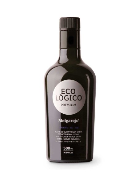 Melgarejo Premium Picual BIO - Bouteille verre 500 ml.