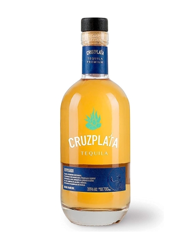 Cruzplata Tequila Reposado - Botella de vidrio 700 ml.