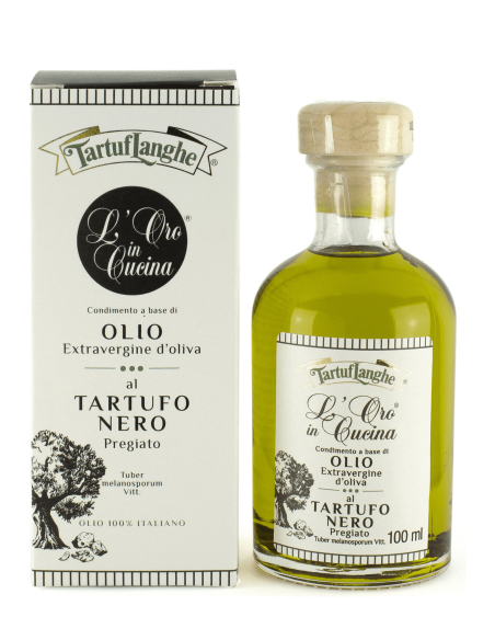 12x Tartuflanghe HOVE truffe noire - Flacon de verre 100 ml