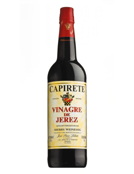 Capirete Vinagre de Jerez - Botella de vidrio 750 ml.