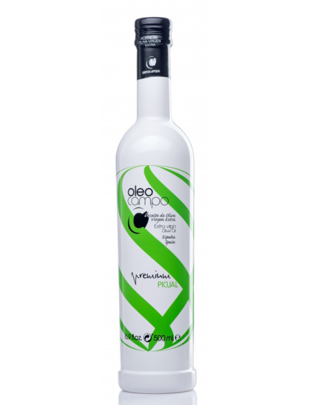 Oleocampo Premium Picual Glass bottle 500 ml. - Oliva Oliva