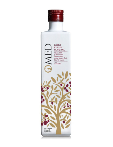 huile d'olive omed picual edición limitada bouteille en verre de 500ml