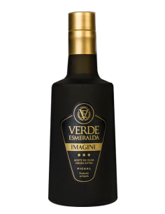 Verde Esmeralda Imagine Picual - Botella de vidrio 500 ml.