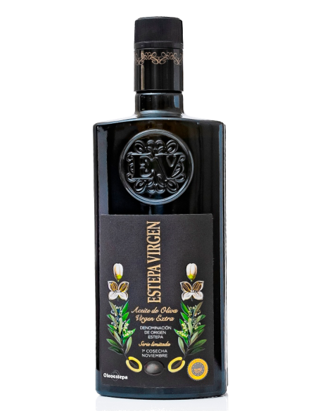 Oleoestepa Estepa Virgen - Botella de vidrio 500 ml.