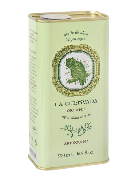 La Cultivada Arbequina Blechdose 500 ml. - Oliva Oliva