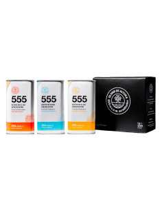 555 Selection Case with tins 3x250 ml. - Oliva Oliva