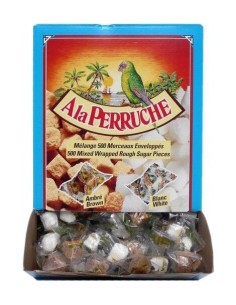La Perruche Unregelmäßige Zuckerwürfel Box 2,5 kg. - Oliva Oliva