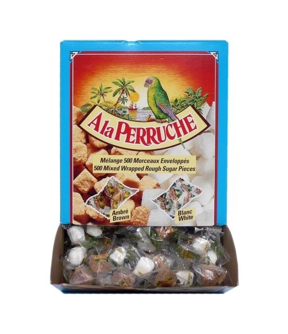 4x La Perruche Irregular sugar cubes...