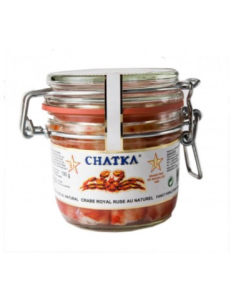 Chatka Russian King Crab 60% legs Glass jar 310 gr. - Oliva Oliva