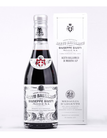 Giuseppe Giusti VINAGRE BALSÁMICO de Modena 1 medalla plata Botella 250 ML - Botella 250 ML