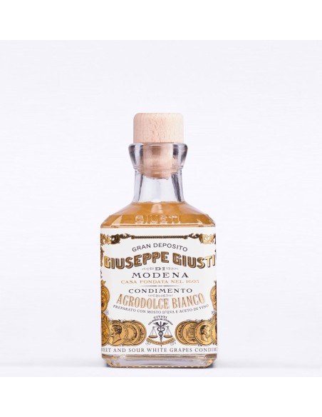 Giuseppe Giusti CONDIMENT AGRODOLCE BIANCOS Glass Bottle 250 ML 