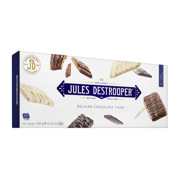 Jules Destrooper Biscuits 3 Chocolates Pack 100 gr. - Oliva Oliva
