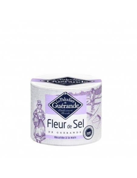 12x Le Paludier de Guérande Flor de sal de Guérande - Paquete 125 gr.