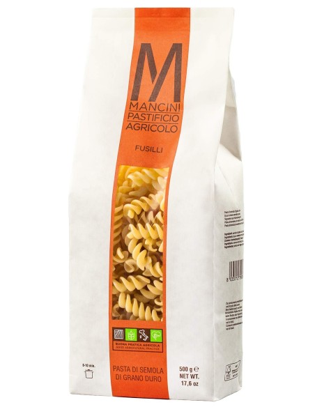 Mancini Fusilli Lunghi Paquet 500 gr. - Oliva Oliva