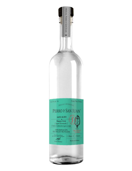 Perro de San Juan Mezcal Cirial Jade Glasflasche 700 ml. - Oliva Oliva