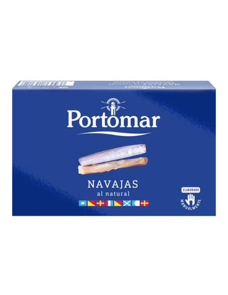Portomar Natural Razor-Shells 6/8 pieces Can 111 gr. - Oliva Oliva