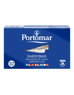 Portomar Sardinen in Olivenöl 10/14 Stück Dose 115 gr. - Oliva Oliva