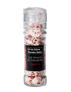 Sal de Añana Mineral Spring Salt with Cayenne 70 gr. - Oliva Oliva